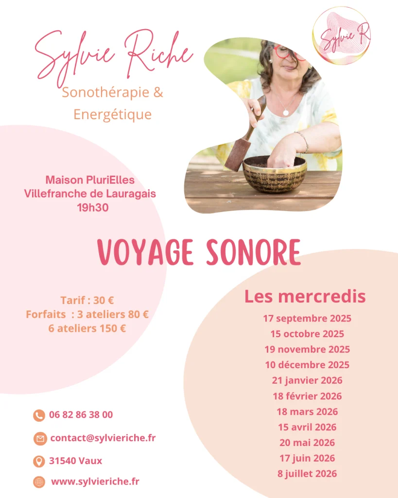Dates des voyages sonores prévus